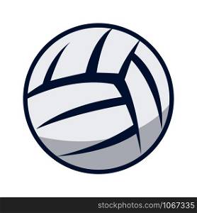 Volleyball logo. Volleyball ball logo design. Color ball. Creative logo. Sport logo