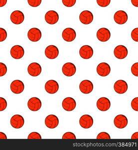 Volleyball pattern. Cartoon illustration of volleyball vector pattern for web. Volleyball pattern, cartoon style