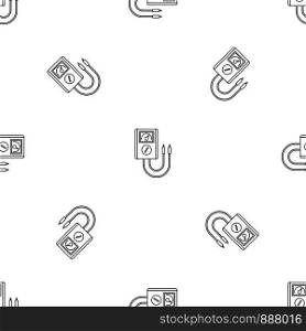 Voltage device tool icon. Outline illustration of voltage device tool vector icon for web design isolated on white background. Voltage device tool icon, outline style
