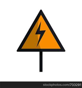 Voltage icon. Flat illustration of voltage vector icon for web. Voltage icon, flat style