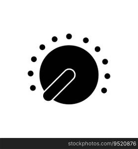 Volume bar icon vector illustration logo template design