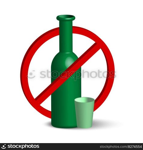Volume bottle ban. White background. Vector illustration. EPS 10.. Volume bottle ban. White background. Vector illustration.