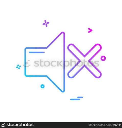 Volume icon design vector