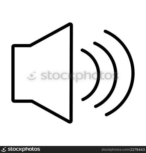 Volume speaker. Internet technology. Flat button. Vector illustration. stock image. EPS 10.. Volume speaker. Internet technology. Flat button. Vector illustration. stock image. 