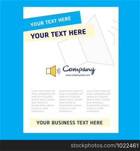 Volume Title Page Design for Company profile ,annual report, presentations, leaflet, Brochure Vector Background