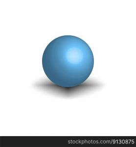 volumetric blue ball. Vector illustration. EPS 10.. volumetric blue ball. Vector illustration.