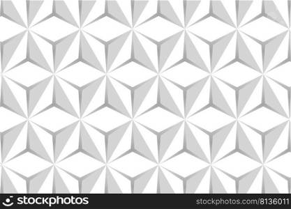 Volumetric polygonal black pattern. Vector luxury abstract black background. Dark horizontal modern dynamic fond. Repeating geometric.
