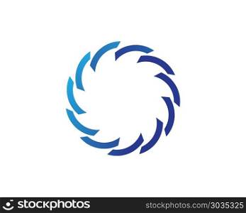vortex circle logo and symbols template icons app