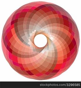 vortex color palette, abstract art illustration