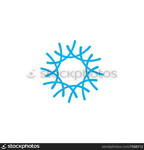 Vortex icon vector flat design