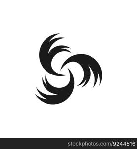 Vortex vector design illustration icon logo template 