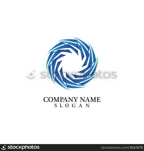 vortex vector illustration icon Logo Template design