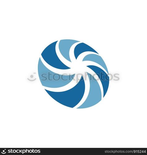 vortex vector illustration icon Logo Template design