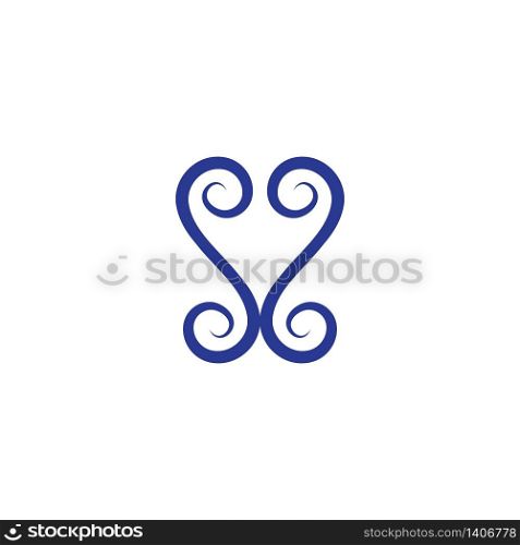 vortex wind logo icon vector design template