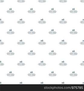 Vote now pattern vector seamless repeat for any web design. Vote now pattern vector seamless