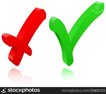 Votes symbols. Vector illustration. Set elements for your design. Isolated on white.