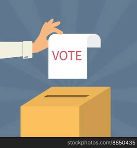 Voting vector image