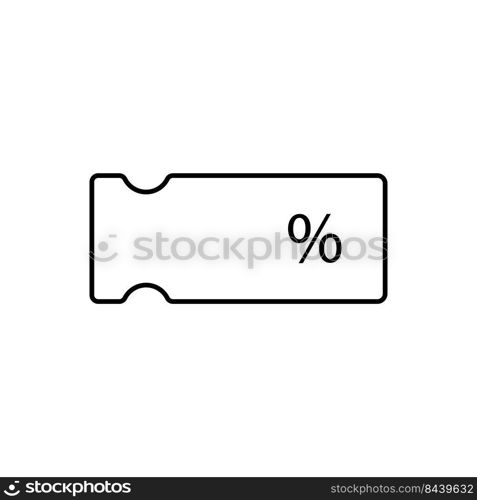  voucher icon stock illustration design