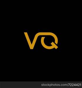 VQ letter logo vector icon illustration design
