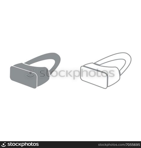VR glasses icon .