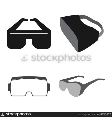 VR glasses icon vector illustration design