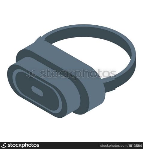 Vr goggles icon isometric vector. Game glasses. Virtual reality. Vr goggles icon isometric vector. Game glasses