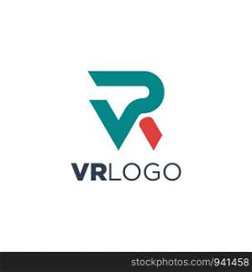 vr logo icon design vector illustration element isolated - vector. vr logo icon design vector illustration element isolated