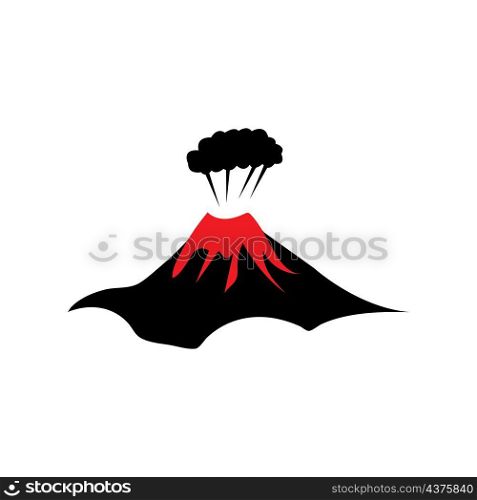vulcano design illustration icon logo