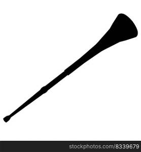 Vuvuzela icon on white background. Vuvuzela trumpet football fan sign. Sport Trumpet symbol. flat style.