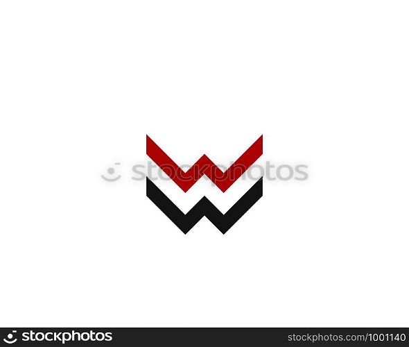 W Letter Logo Business Template