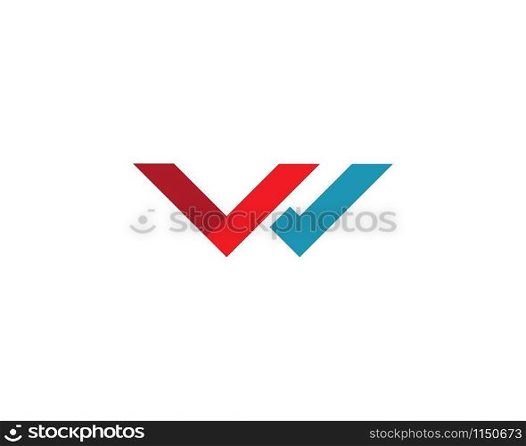 W Letter Logo Business Template