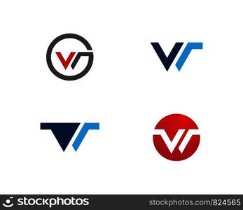 W Letter Logo Business Template Vector icon