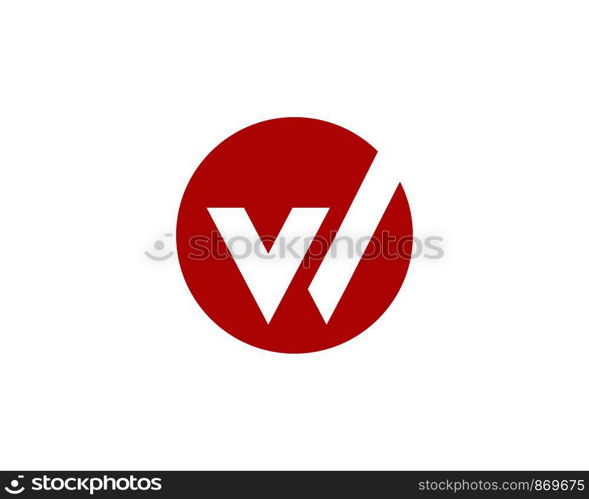 W Letter Logo Business Template Vector icon