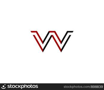 w Letter Logo Business Template Vector icon