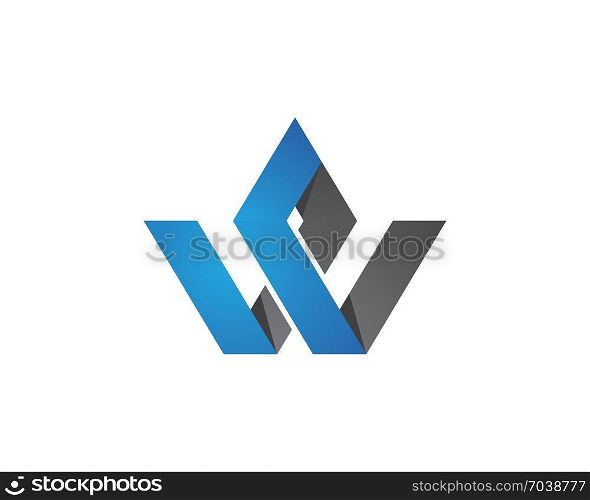 W Letter Logo Template. W Letter Logo Template Vector Illustration