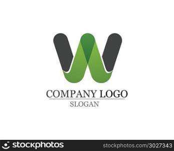 W letters business logo and symbols template app. W letters business logo and symbols template