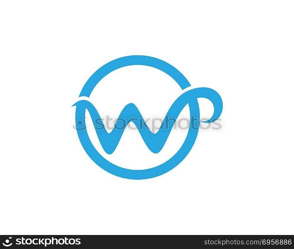 W letters business logo and symbols template,. W letters business logo and symbols template