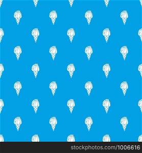 Wafer ice cream pattern vector seamless blue repeat for any use. Wafer ice cream pattern vector seamless blue
