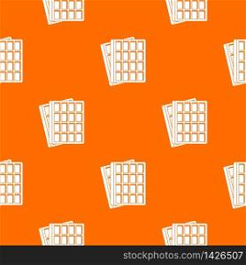 Waffle pattern vector orange for any web design best. Waffle pattern vector orange