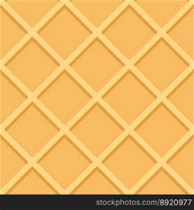 Waffle seamless pattern background vector image