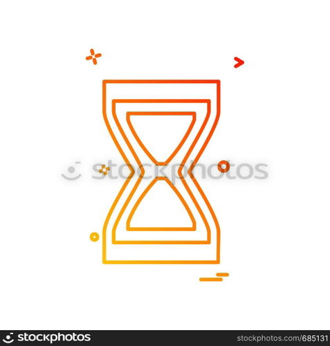 Wait icon design vector