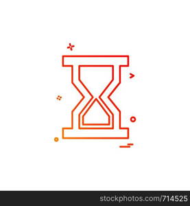 Wait icon design vector