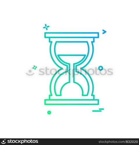 Wait icon design vector