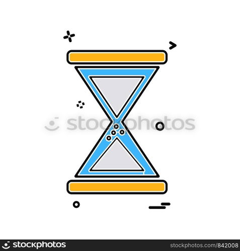 Wait icon design vector
