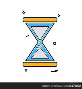 Wait icon design vector