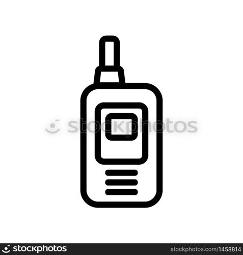 walkie talkie repeaters icon vector. walkie talkie repeaters sign. isolated contour symbol illustration. walkie talkie repeaters icon vector outline illustration