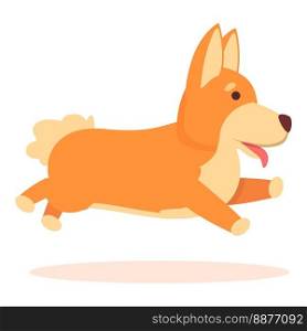 Walking jump pet icon cartoon vector. Royal canine. Fun print. Walking jump pet icon cartoon vector. Royal canine
