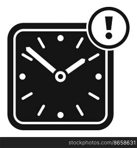 Wall clock hour icon simple vector. Office work. Individual worker. Wall clock hour icon simple vector. Office work