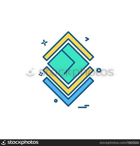 Wall Clock icon design vector