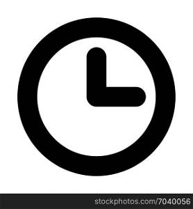 wall clock, icon on isolated background